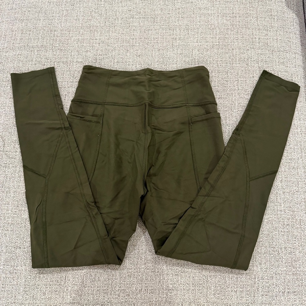 Victoria’s Secret Total Knockout Tight Olive Green Leggings - Picture 2 of 3